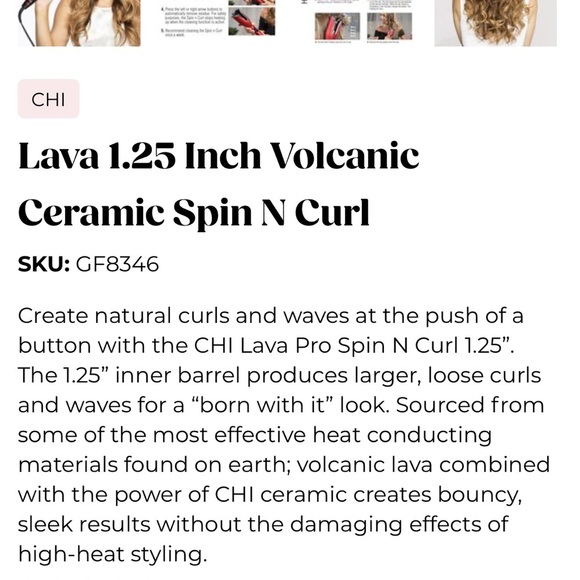 Lava Red Hair Curler - Picture 9 of 15